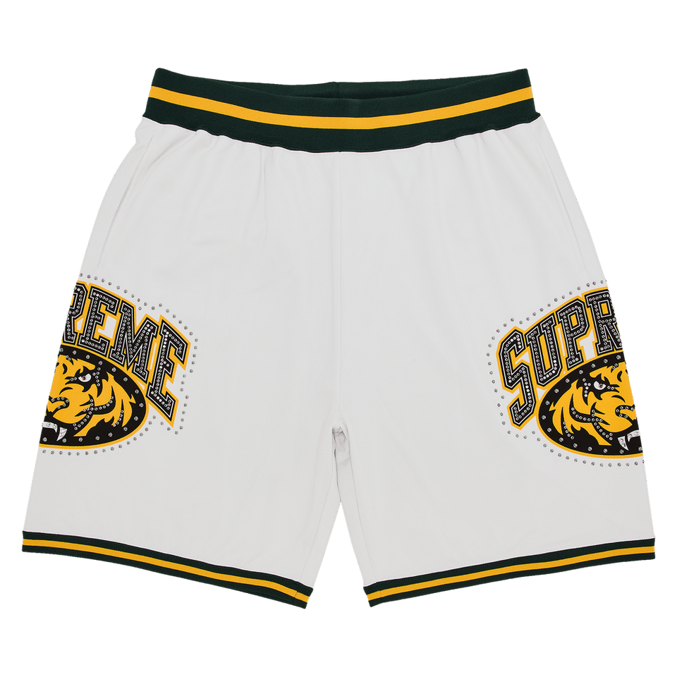 Supreme Studded Basketball Shorts White