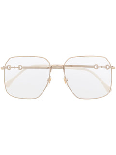 square-frame oversized glasses