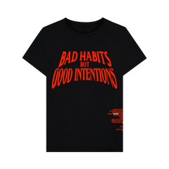 VLone x Nav Good Intentions Black T-Shirt