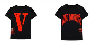 VLone x Nav Good Intentions Black T-Shirt