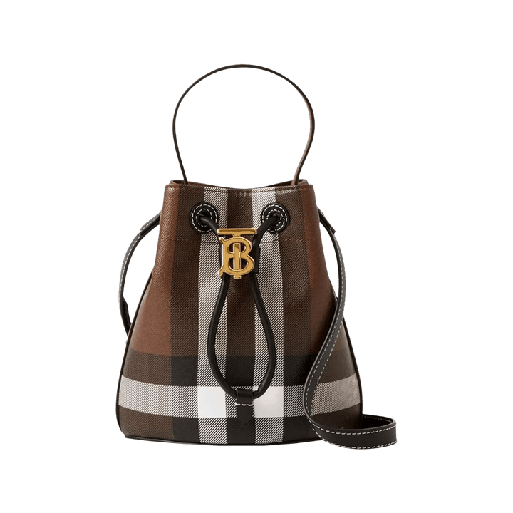 Burberry Mini Drawstring Bag Birch/Brown