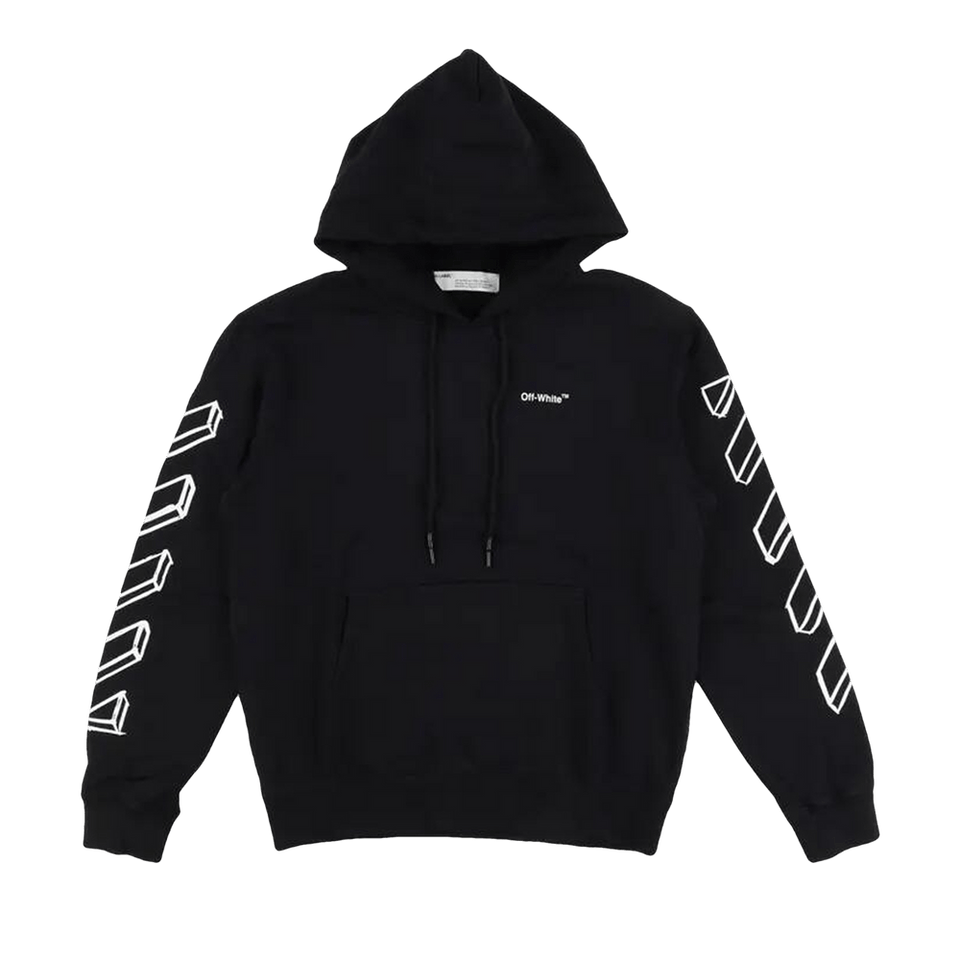 Off-White 3D Marker Arrows Hoodie Black