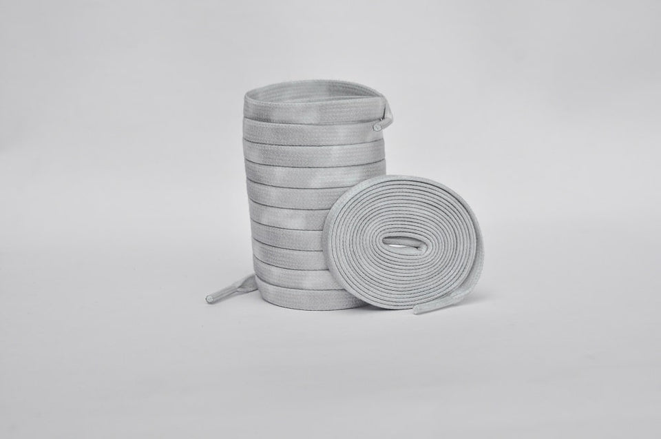Tie Dye Laces- Grey Jordan Laces Kicks Machine