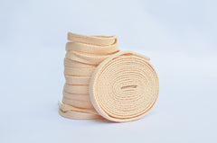 Flat Sneaker Laces- Peach Jordan laces AJ1 Laces Kicks Machine
