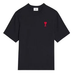 Ami Paris Tonal Ami De Coeur S/S T-Shirt Black
