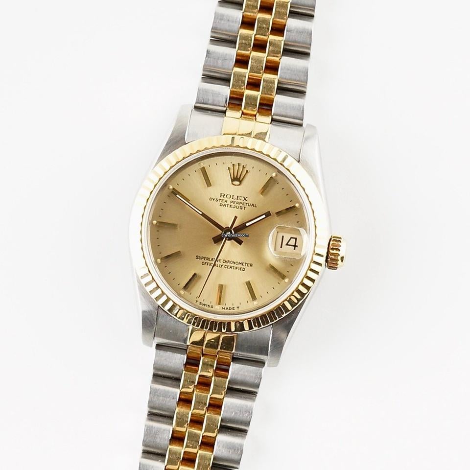 Rolex | Datejust | Rolex 68273 | Gold/Steel | 31 mm mm | Gold/Steel | Champagne | Automatic