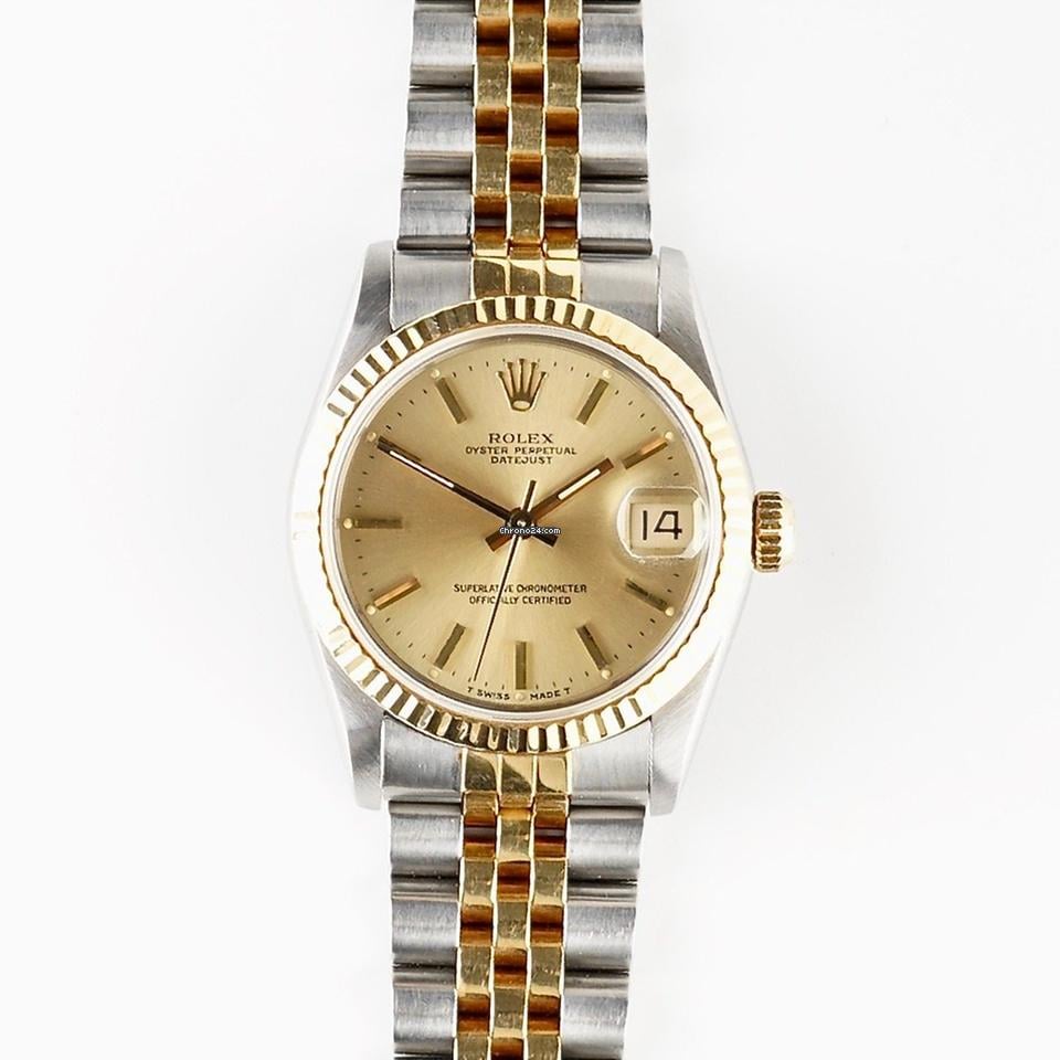 Rolex | Datejust | Rolex 68273 | Gold/Steel | 31 mm mm | Gold/Steel | Champagne | Automatic
