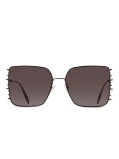 oversize-frame tinted sunglasses