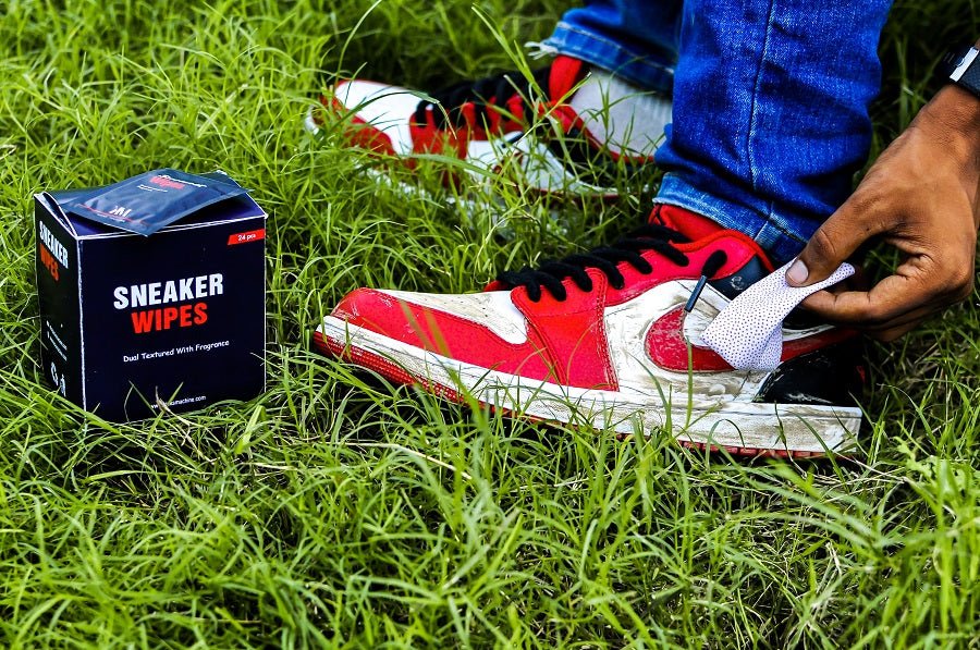 Sneaker Wipes Shoe Cleaning Wipes Clean Sneakers in 1 Minute Kicks Machine