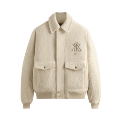 Kith Boucle Hawthorne Flight Jacket Sandrift