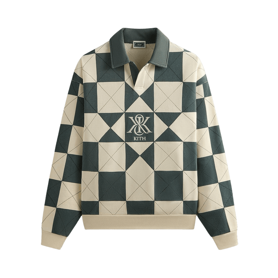 Kith Geo Quilted Nelson Rugby Sandrift