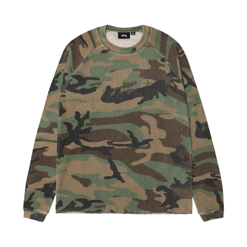 Stussy Basic Thermal Woodland Camo