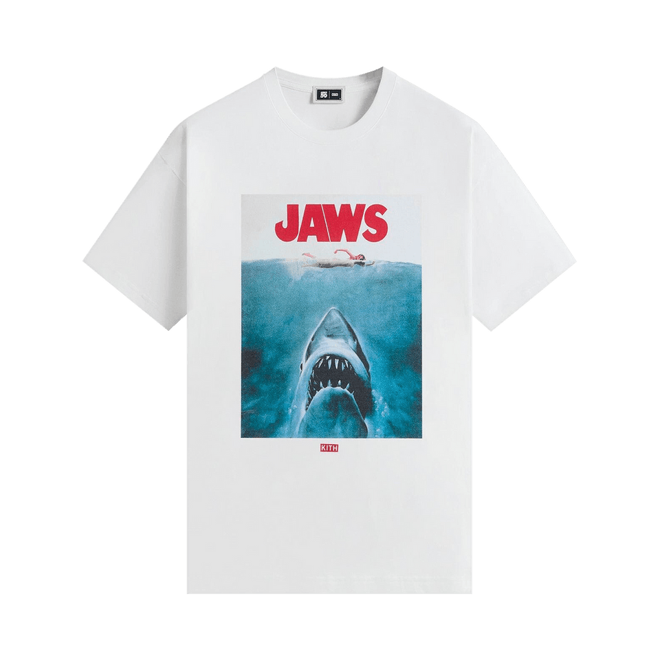 Kith For Jaws Main Poster Vintage T-Shirt Bright White