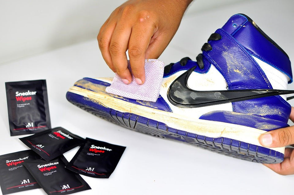 Sneaker Wipes Shoe Cleaning Wipes Clean Sneakers in 1 Minute Kicks Machine