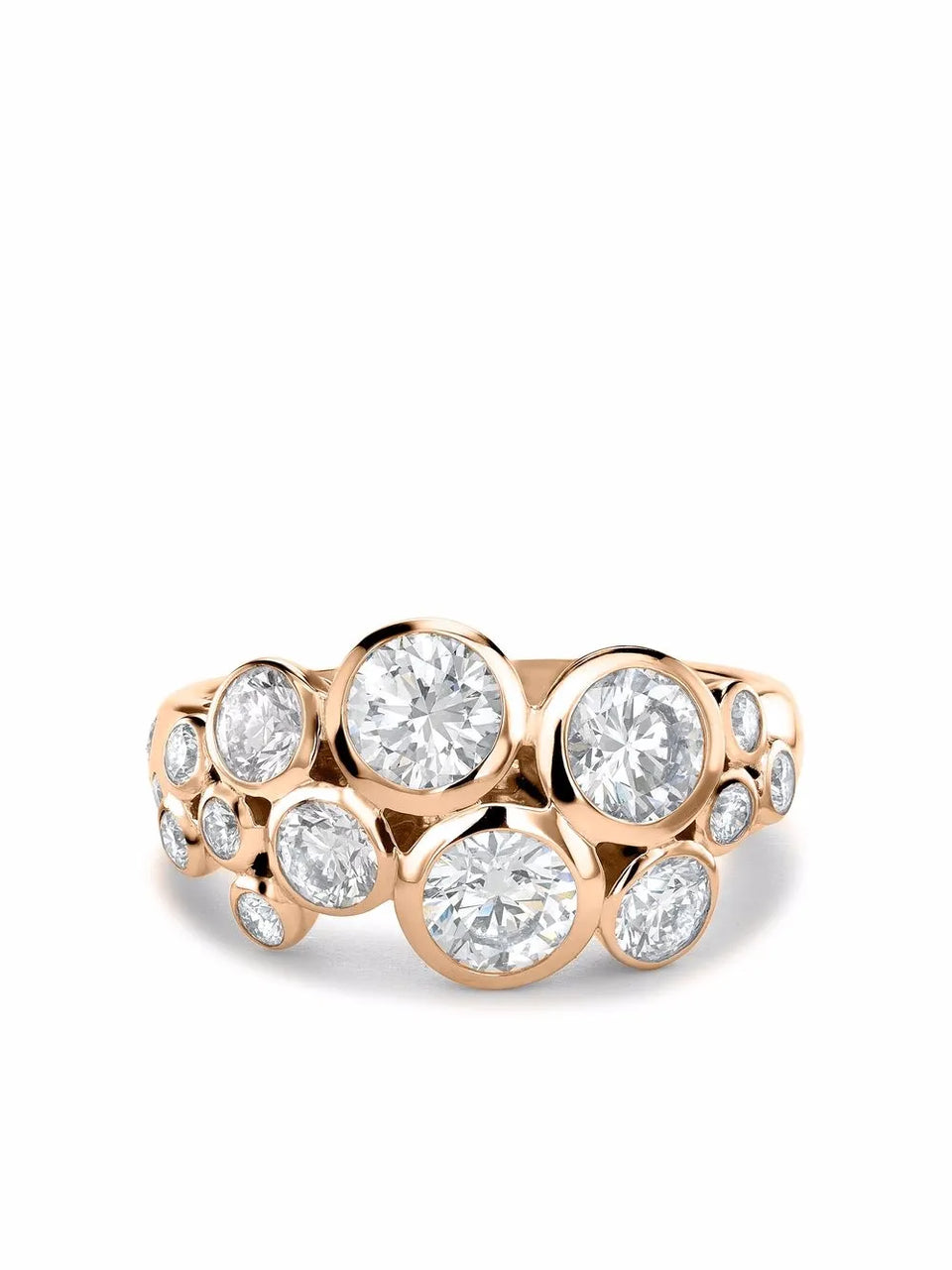 18kt rose gold Bubbles diamond dress ring