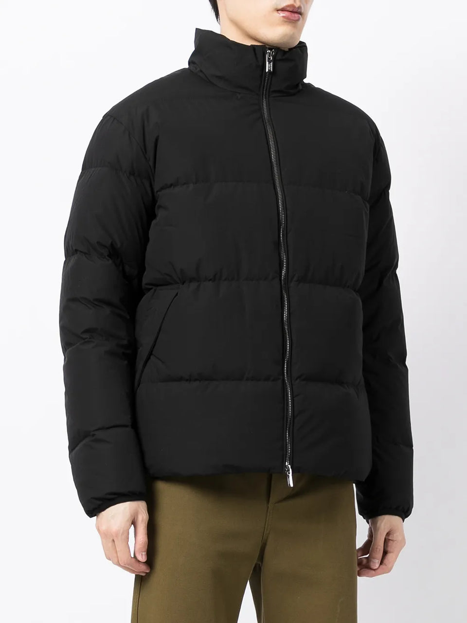 padded high-neck jacket