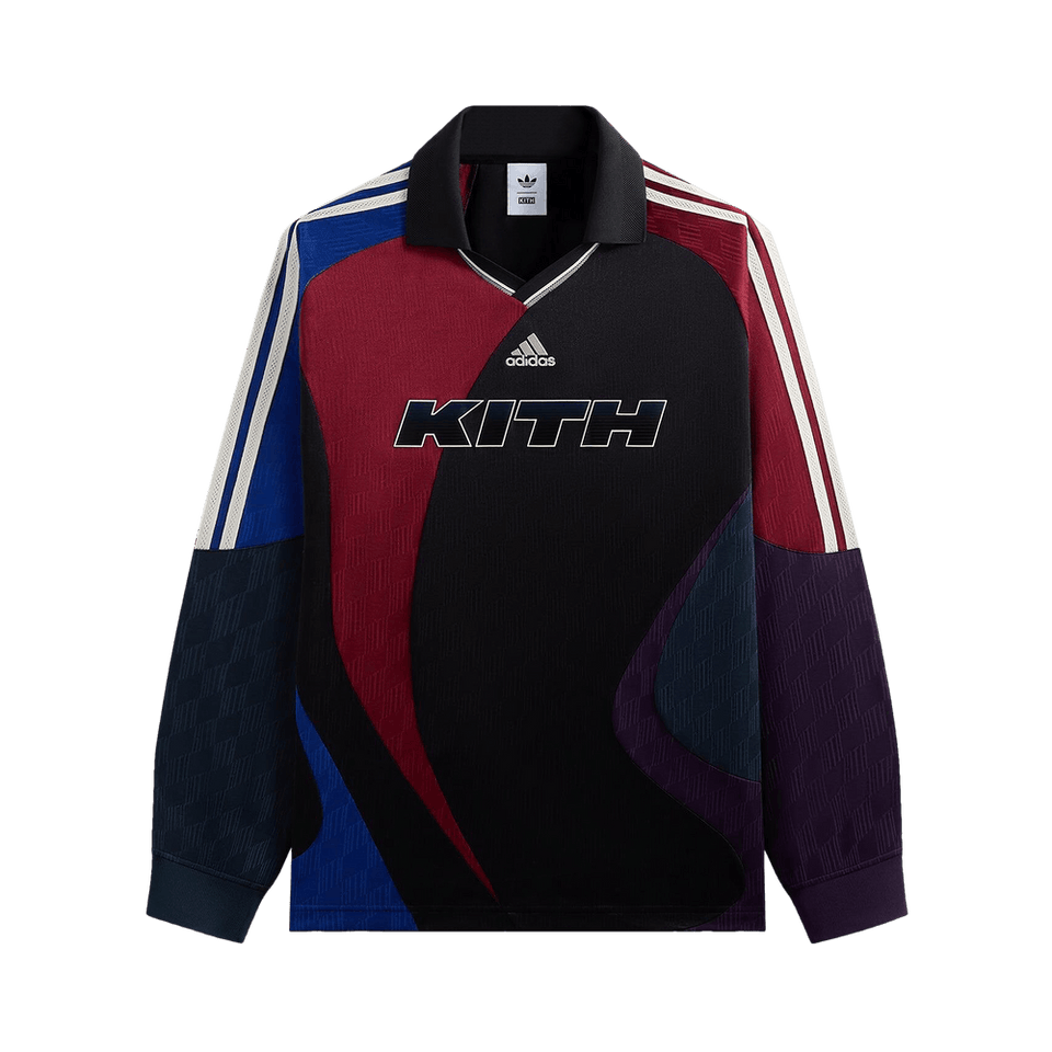 Kith For Adidas Football Long Sleeve Soccer Jersey Multicolor