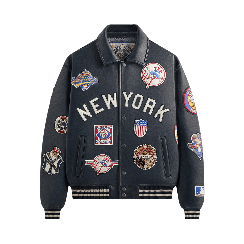 Kith x Avirex For The New York Yankees Leather Jacket Nocturnal