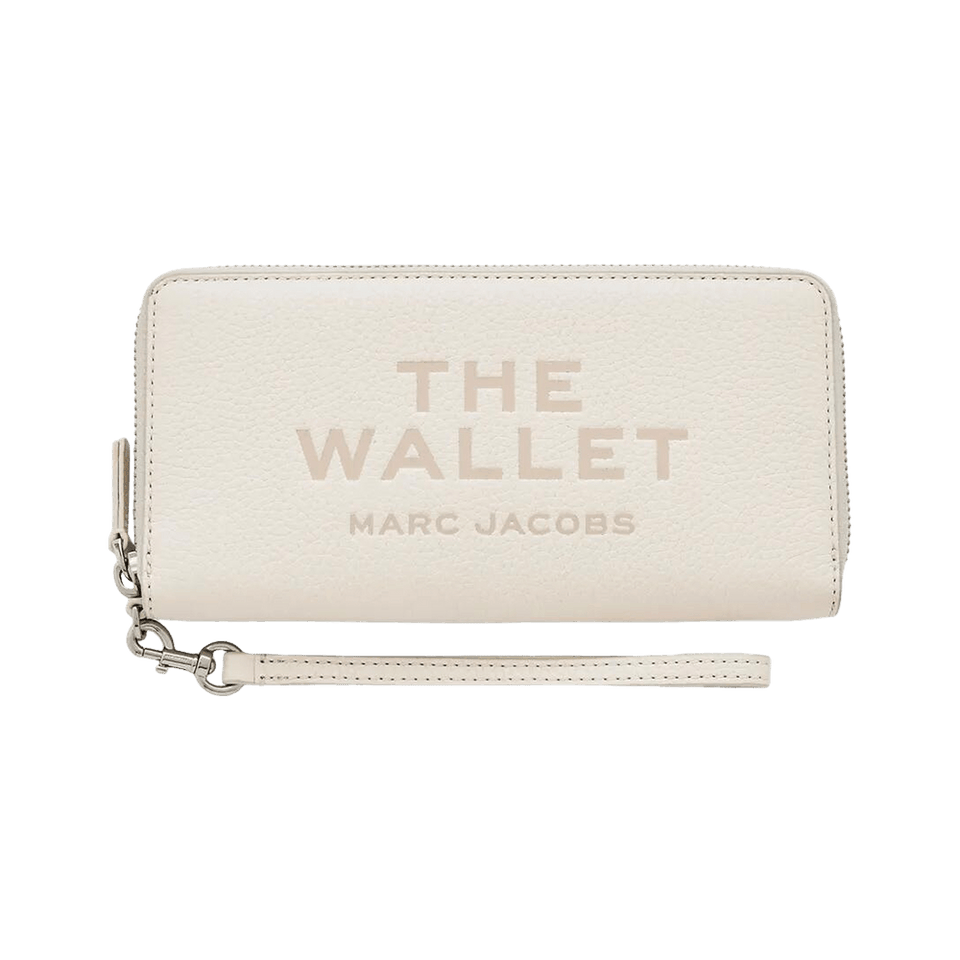 Marc Jacobs The Continental Leather Wallet Cotton