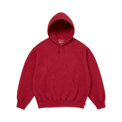 Supreme Satin Appliqué Hoodie Dark Red