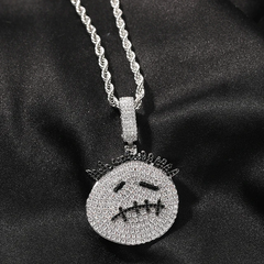 TRAVIS SCOTT LOGO ICED OUT PENDANT