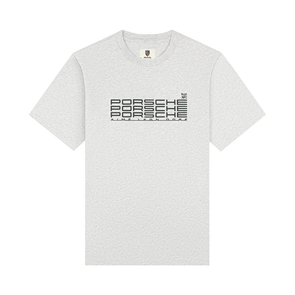 Aimé Leon Dore x Porsche Racing T-Shirt Silver Mix