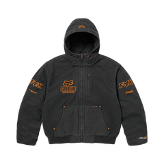 Supreme x Fox Racing Hooded Work Jacket Black