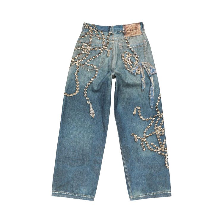Acne Studios 1981 Loose Fit Jeans Mid Blue