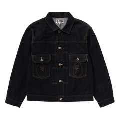 BAPE Ape Head Denim Jacket Indigo
