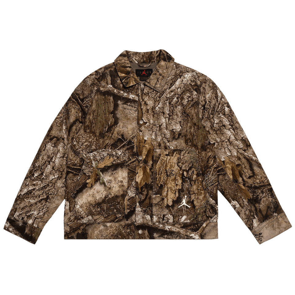 Air Jordan Flight Chicago Realtree Jacket Medium Olive Sail