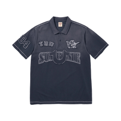 Supreme x True Religion Appliqué Polo Navy
