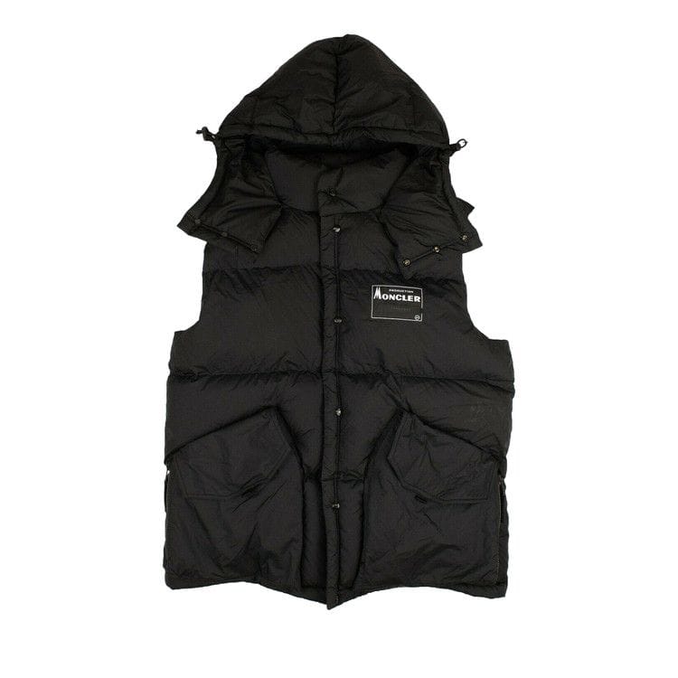 Moncler Kyle Gilet Logo Puffer Vest Black