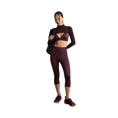 Nike x Skims Shine Women's High-Waisted 17" Leggings with Drawcord CURRANT