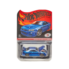 Hot Wheels RLC Nissan Skyline GT-R (BNR34) Spectraflame Race Team Blue