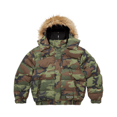 Supreme Facemask 700-Fill Down Puffer Jacket Woodland Camo