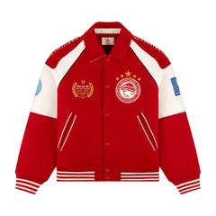 Aimé Leon Dore x Olympiacos F.C. Varsity Jacket Adrenaline Rush
