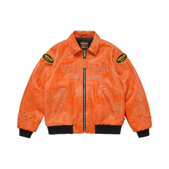 Supreme x Vanson Leathers x B.B. Simon Jacket Orange