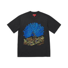 Supreme Peacock Shorts-Sleeve Top Black