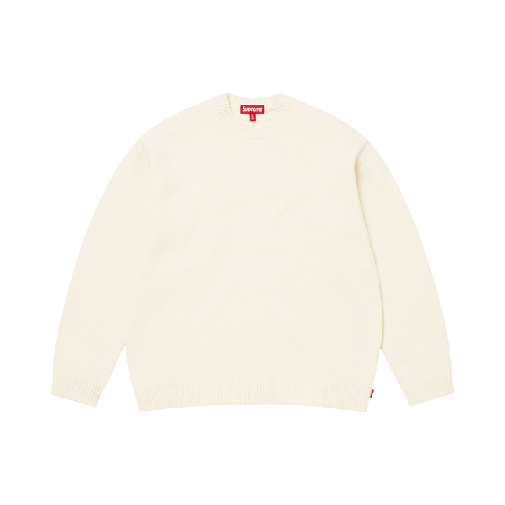 Supreme Angora Script Sweater Ivory