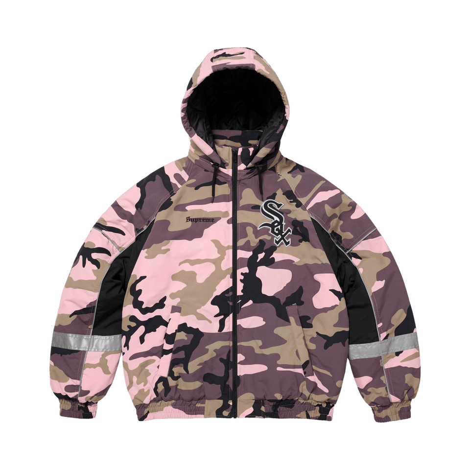 Supreme x Chicago White Sox Stadium Jacket Pink Camo