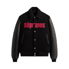 Kith For The Sopranos Varsity Jacket Black