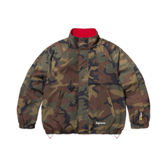 Supreme Polartec Reversible Track Jacket Woodland Camo