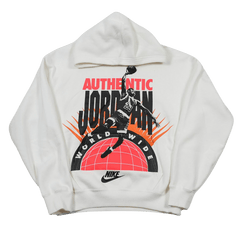 Air Jordan Authentic Jordan Graphic Hoodie Sail/Infrared 23
