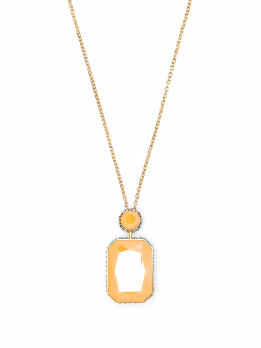 Orbita octagon cut crystal necklace