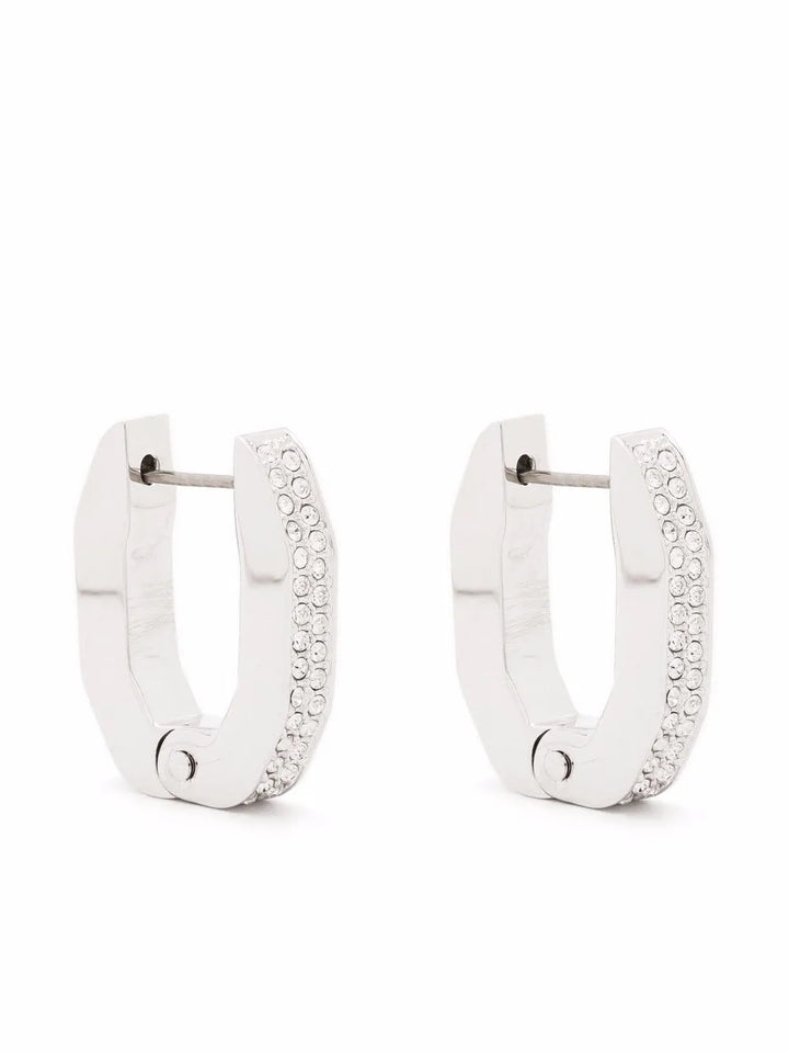 Dextera octagonal hoop earrings