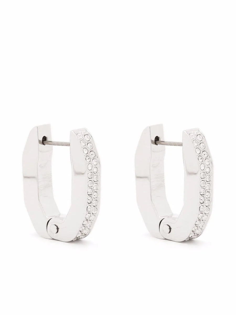 Dextera octagonal hoop earrings