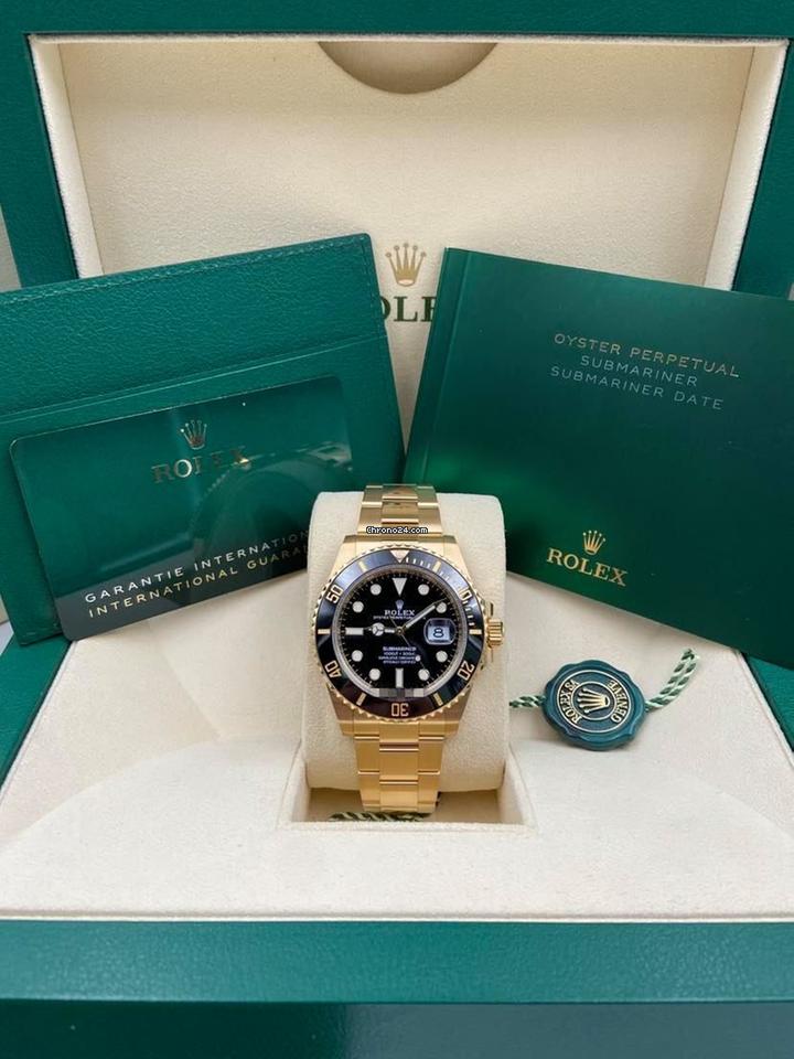 Rolex | Submariner | 126618LN | Yellow gold | Yellow gold | Black | Automatic