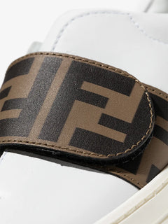 logo-strap low-top sneakers