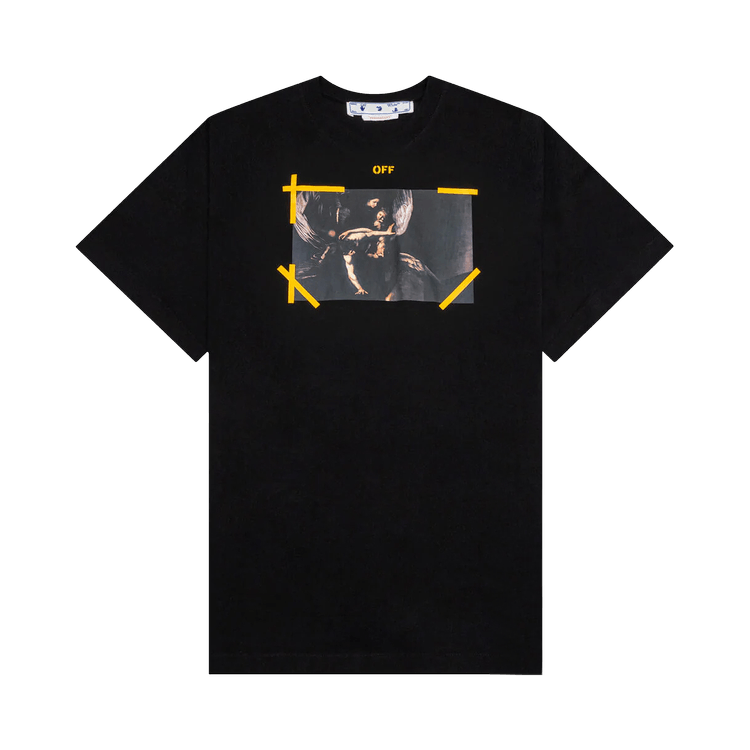 Off-White Diag ARR Carav Mercy Skat Black T-Shirt