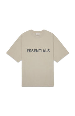 Fear of God Essentials Boxy T-Shirt Applique Logo Olive/Khaki